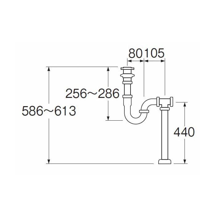 Ｈ７０１０―３８　Ｓ・Ｐ兼用トラップ