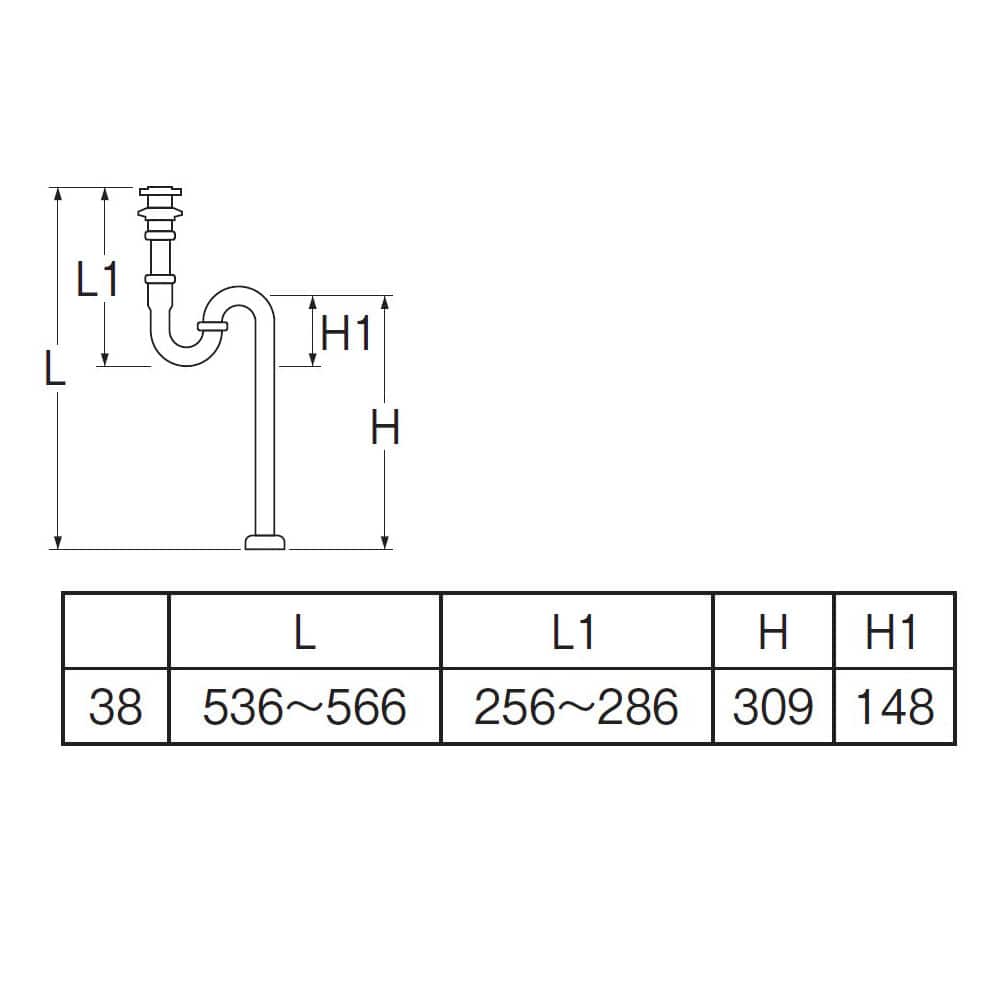 Ｈ７０―３８　アフレ付Ｓトラップ