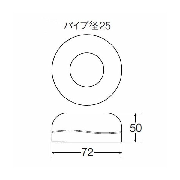 Ｈ７０―５７―２５Ｘ７２Ｘ５０　ワン座金