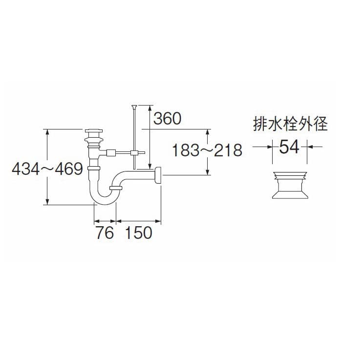 Ｈ７１０―３２　ポップアップＰトラップ