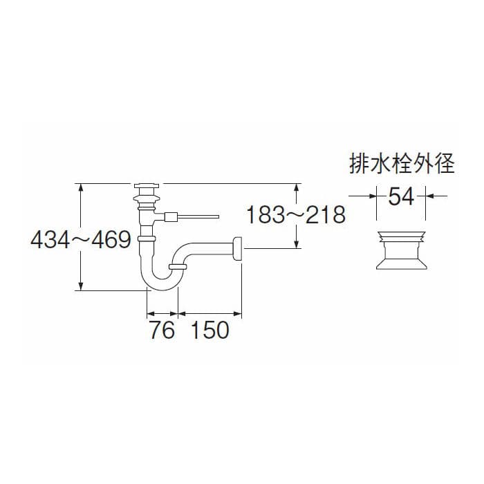 Ｈ７１０Ｆ―Ｘ―３２　ポップアップＰトラップ本体