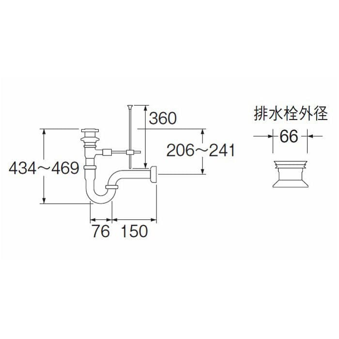 Ｈ７１０Ｔ―３８　ポップアップＰトラップ