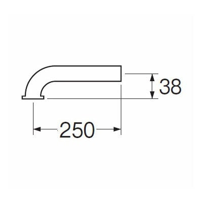 Ｈ７１―６６―２５Ｘ２５０　Ｐトラップ