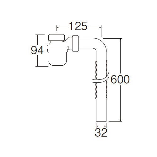 Ｈ７８１０―１―３２　ボトルトラップセット