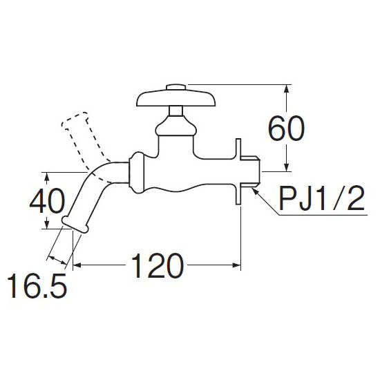 ＪＹ１２Ｅ―１３　万能ホーム水栓