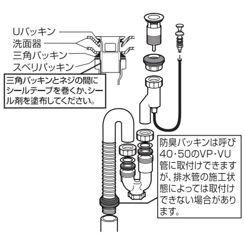 ＰＨ７７２０―１―３２ 洗面排水栓付Ｓトラップ の通販 ホームセンター コメリドットコム