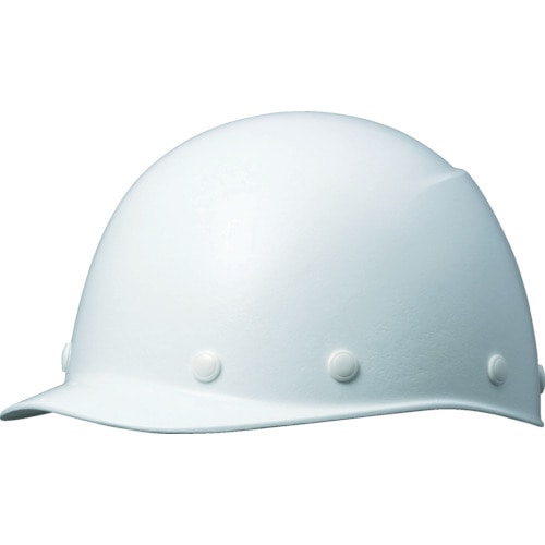 ミドリ安全　ＦＲＰ製ヘルメット　野球帽型　飛来・落下物・墜落時保護用　ホワイト＿