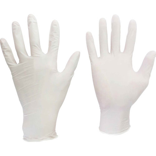 ミドリ安全　ニトリル使い捨て手袋　粉なし　１００枚入　白　ＳＳ＿