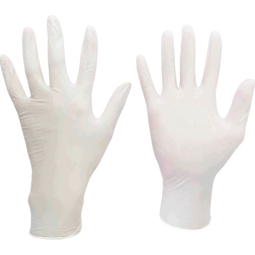 ミドリ安全　ニトリル使い捨て手袋　極薄　粉なし　１００枚入　白　ＳＳ＿