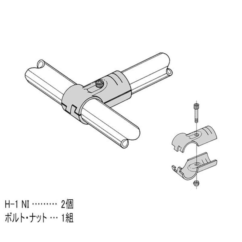 YAZAKI イレクター メタルジョイント HJ－1 NI＿ の