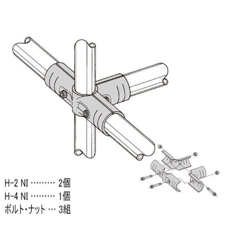 ＹＡＺＡＫＩ　イレクター　メタルジョイント　ＨＪ－３　ＮＩ＿