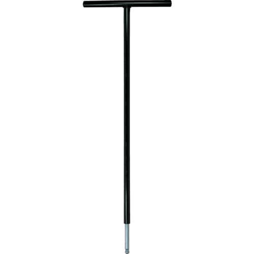 エイト T型 六角棒スパナ テーパーヘッド 鉄ハンドル 首下500mm 単品_