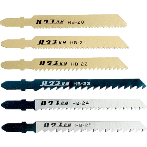 ハウスB.M 電子ジグソー替刃 5枚入り 木工厚板用 6山_
