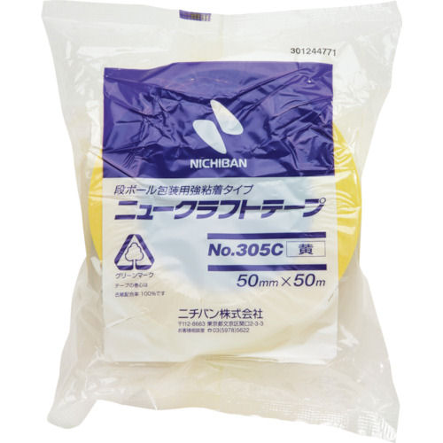 ニチバン ニュークラフトテープNo.305C黄_