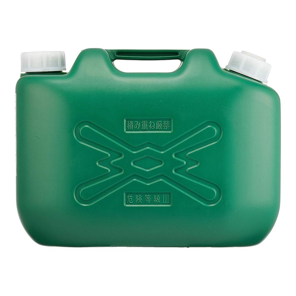 軽油缶 ポリ 10L グリーン (消防法適合品)