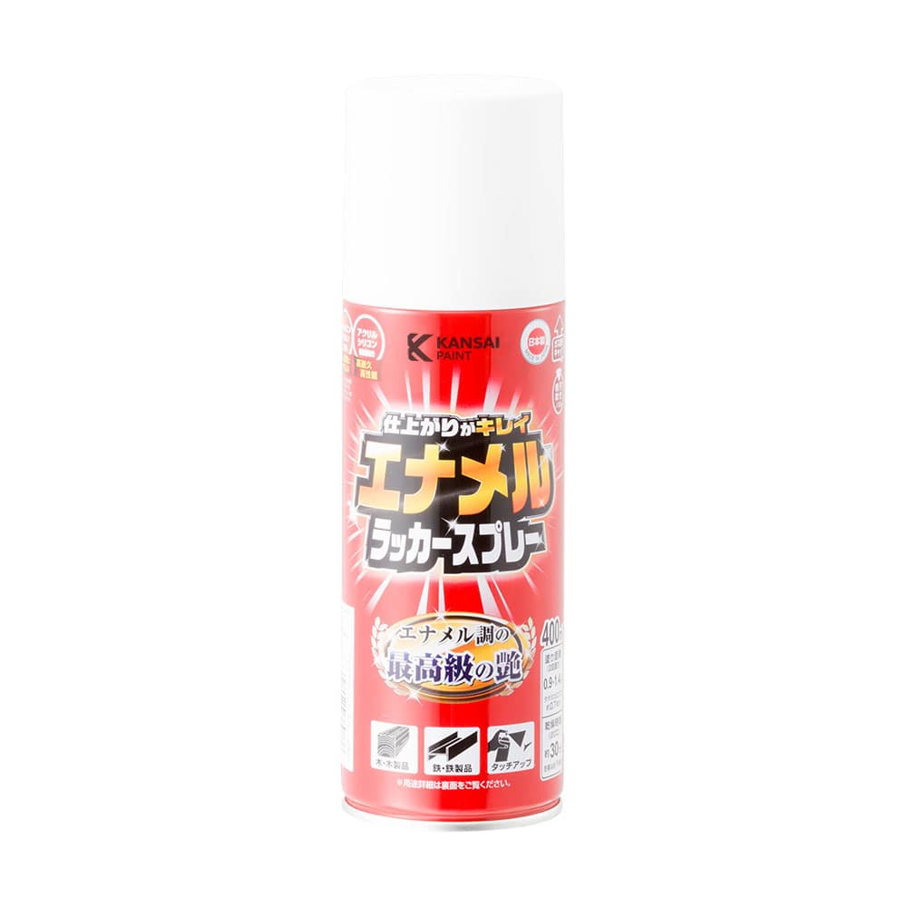 エナメルラッカースプレーホワイト400ML