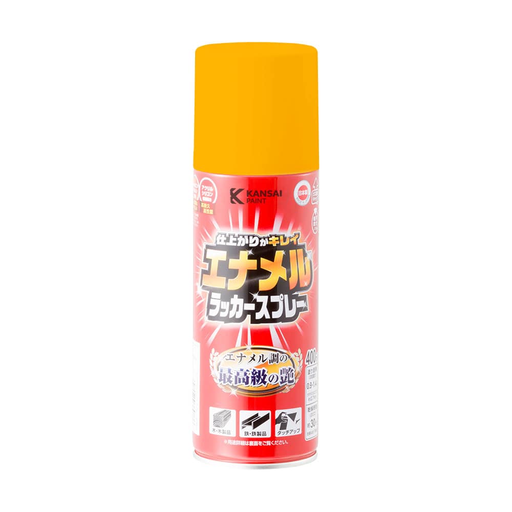 エナメルラッカースプレーイエロー400ML