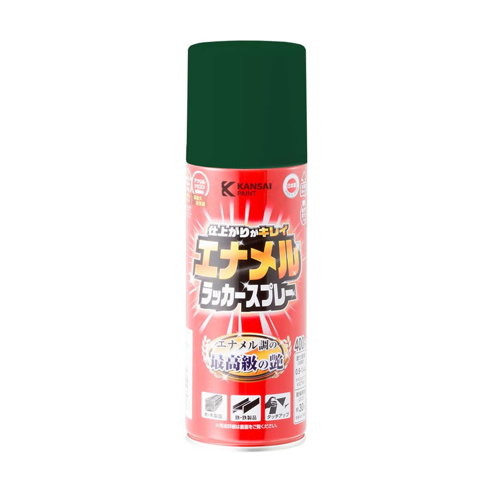 エナメルラッカースプレーグリーン400ML
