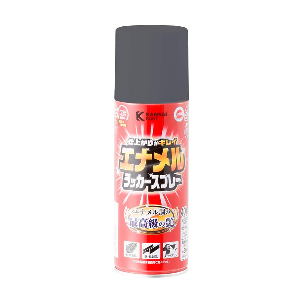 エナメルラッカースプレーグレー400ML