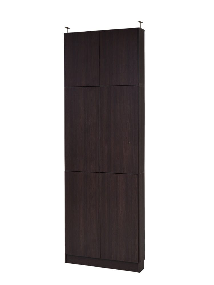 棚板が１ｃｍピッチで可動する　薄型扉付幅８１　上置きセット　ＦＲＭ－０１０１ＤＯＯＲＳＥＴ－ＤＢ