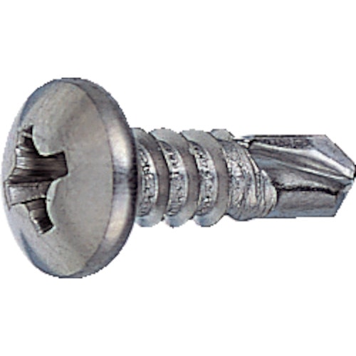 TRUSCO ドリルねじナベ 板金用 ステンレス M4X25 22本入_