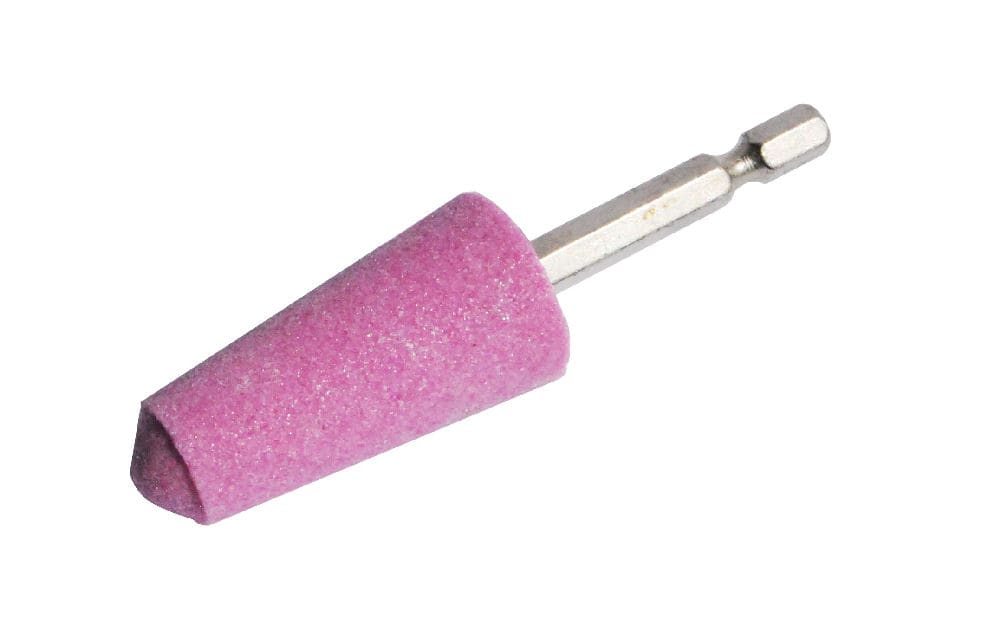 インパクト用軸付砥石ＰＡ（ピンク）　傘型　ＰＡ２５ＵＮ