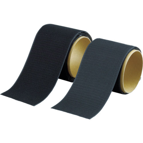 TRUSCO マジックテープ 強粘着 幅100mmX長さ1m 黒 TRUSCO マジックテープ 強粘着 幅100mmX長さ1m 黒