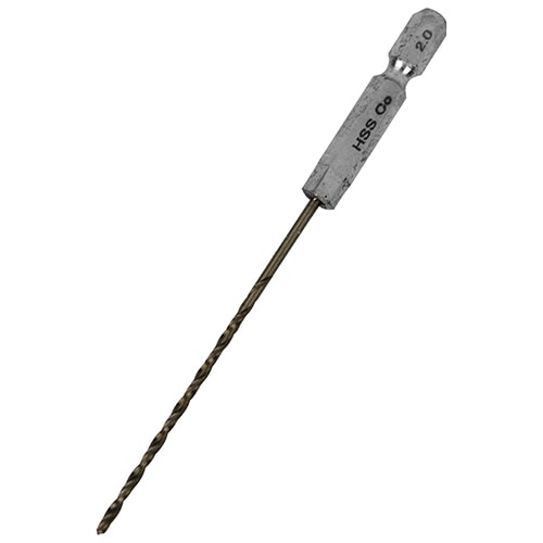 六角軸Coステンドリル 微長 2.0mm