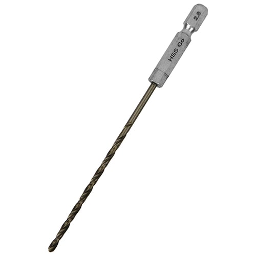 六角軸Ｃｏステンドリル　微長　２．８ｍｍ