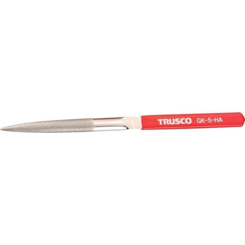 TRUSCO ダイヤモンドヤスリ 鉄工用 5本組 半丸_