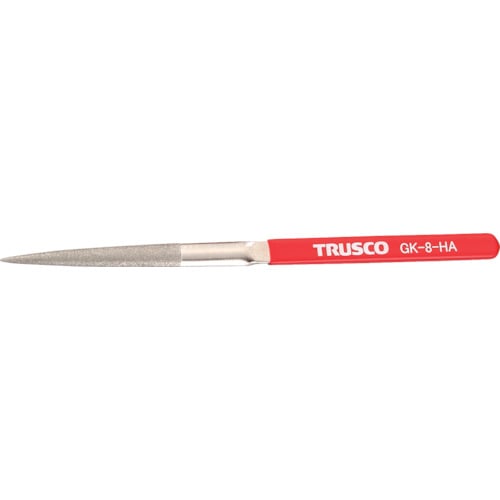 TRUSCO ダイヤモンドヤスリ 鉄工用 8本組 半丸_