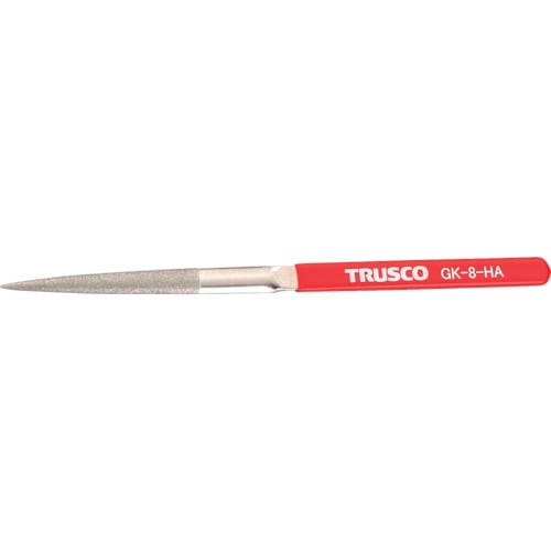 ＴＲＵＳＣＯ　ダイヤモンドヤスリ　鉄工用　８本組　半丸＿