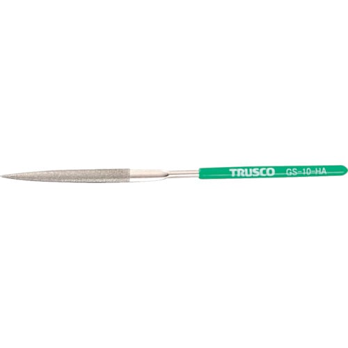 TRUSCO ダイヤモンドヤスリ 精密用 10本組 半丸_