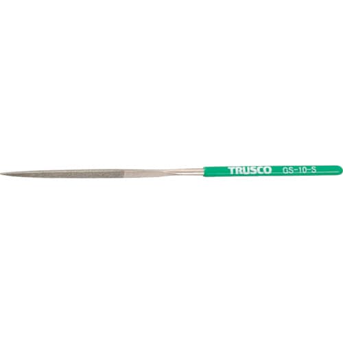 ＴＲＵＳＣＯ　ダイヤモンドヤスリ　精密用　１０本組　三角＿