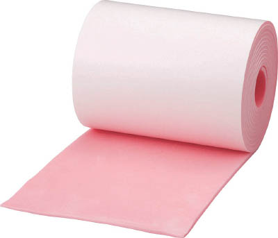 ＴＲＵＳＣＯ　エッジクッションテープ　１００ｍｍＸ２ｍ　レッド＿