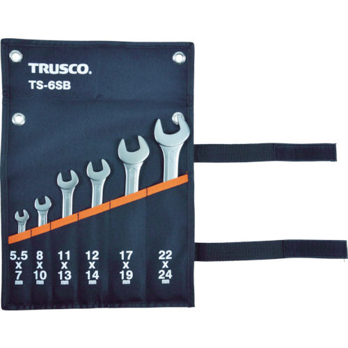 TRUSCO 両口スパナセット(6本組 )_