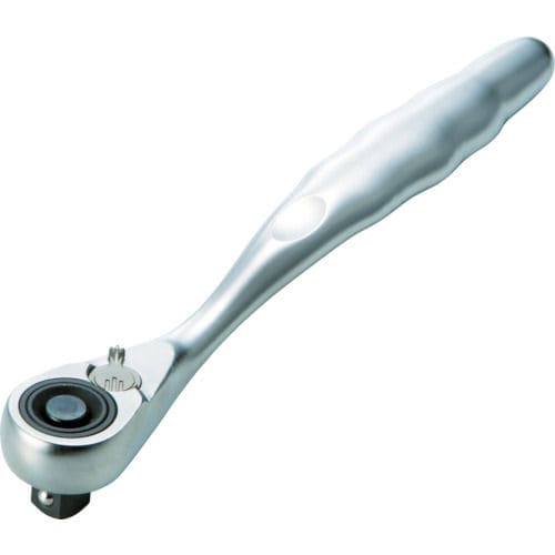 TRUSCO ラチェットハンドル 差込角6.35 全長145mm_