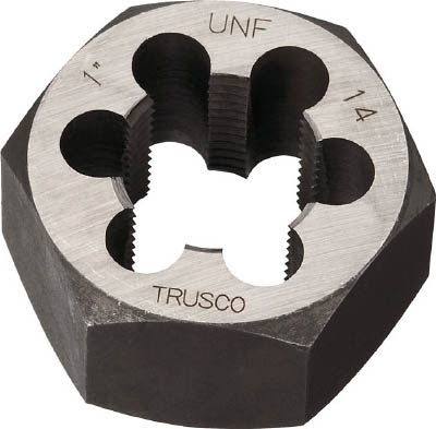 ＴＲＵＳＣＯ　六角サラエナットダイス　ＵＮＦ７／８－１４＿