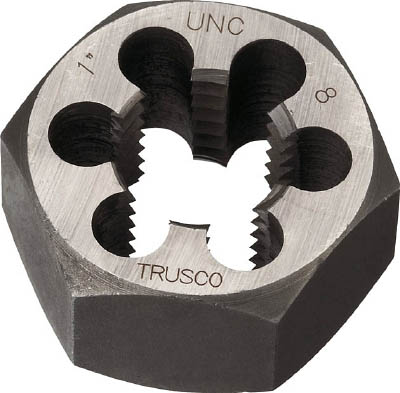 ＴＲＵＳＣＯ　六角サラエナットダイス　ＵＮＣ５／８－１１＿