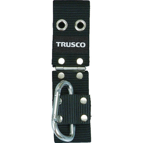 TRUSCO 工具丁番付ホルダー ブラック カラビナ付 THC-190-BK_