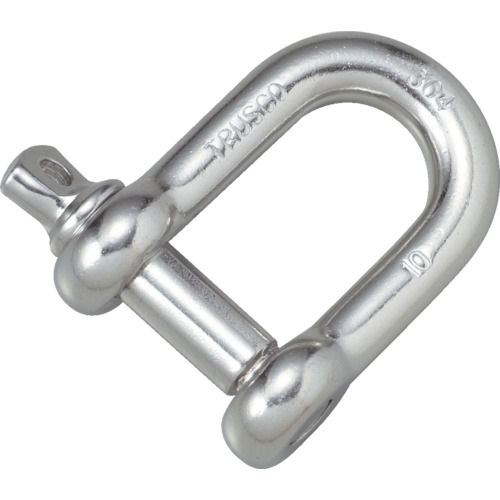 TRUSCO ネジシャックル ステンレス製 5mm (2個入)_