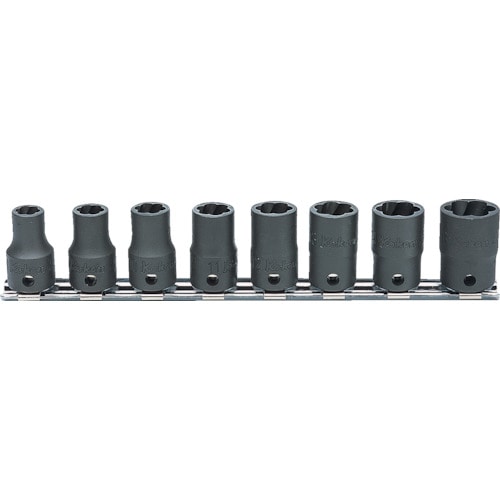 コーケン ナットツイスターセット差込角9.5mm8ヶ組_ の コーケン ナットツイスターセット差込角9.5mm8ヶ組_ の
