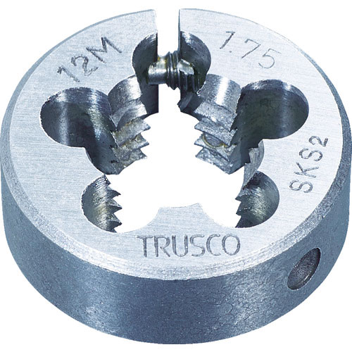 TRUSCO 丸ダイス 38径 M12X1.75 (SKS) T38D-12X1.75_