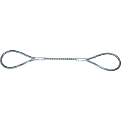 TRUSCO ワイヤーロープスリング Aタイプ アルミロック 18mmX4m TWAL-18S4_