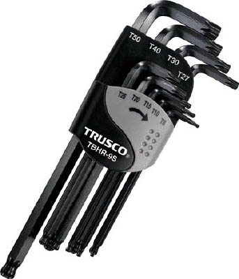 TRUSCO ボールポイントヘックスローブレンチセット(9本組)_