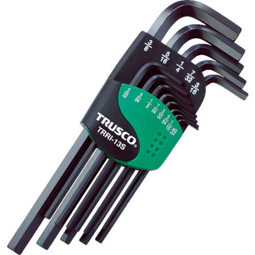 TRUSCO 六角棒レンチセット 13本組(インチタイプ)_