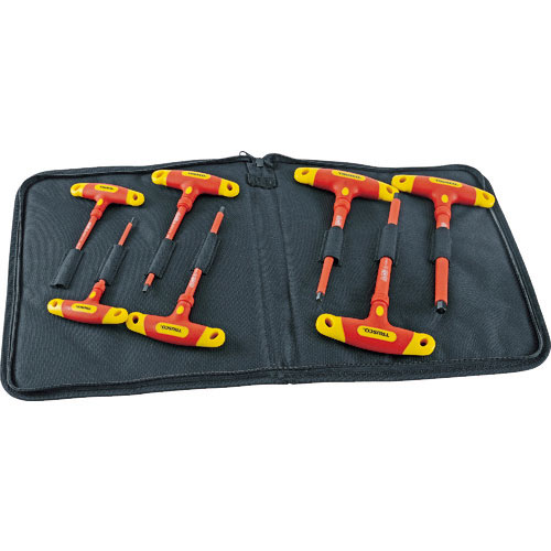 TRUSCO 絶縁T型六角棒レンチ7本セット TZTR-7S_