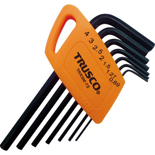 TRUSCO ミニ六角棒レンチセット 7本組 TRRSM-7S_