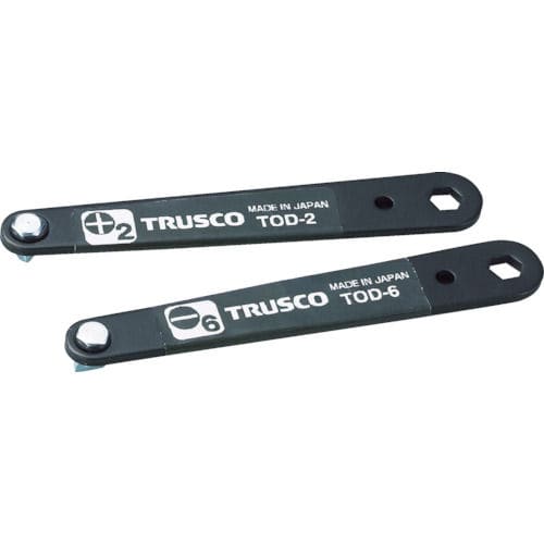 TRUSCO 薄型オフセットドライバー 6.0_