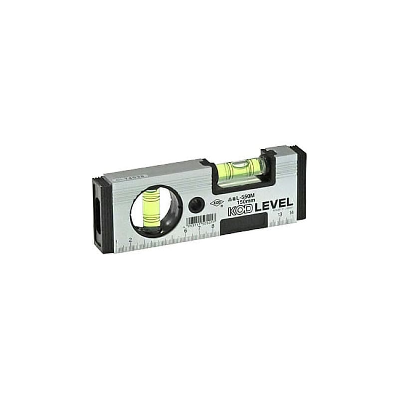 KOD マグネット付 箱型アルミレベル
